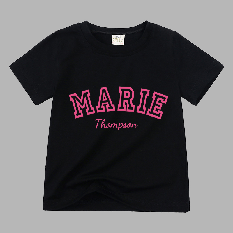 Personalized Kid Puff Vinyl Cozy Soft T-Shirt | inTee08