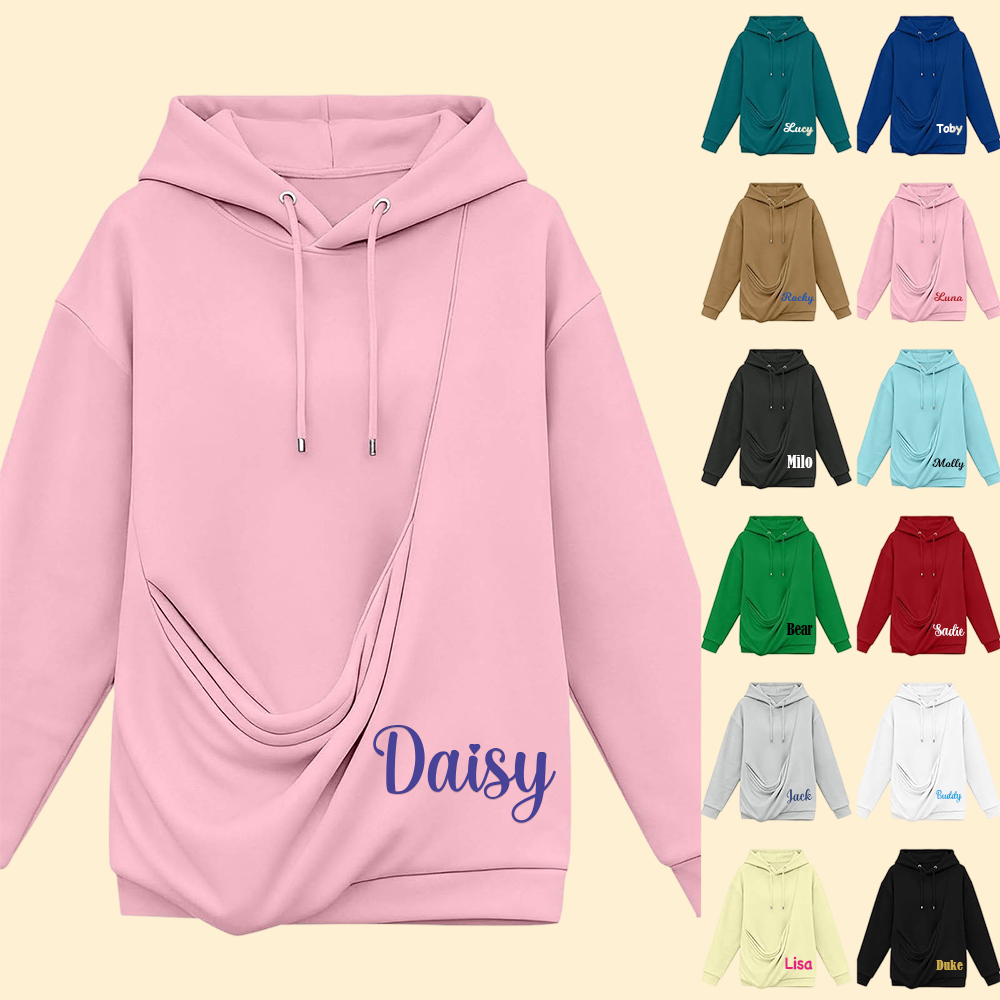 Personalized Name Cozy Pet Carrier Hoodie | KKCloth331