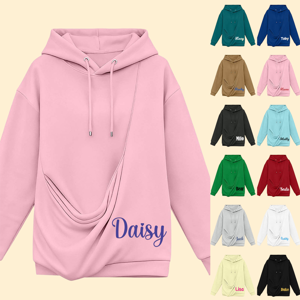 Personalized Name Cozy Pet Carrier Hoodie | KKCloth331