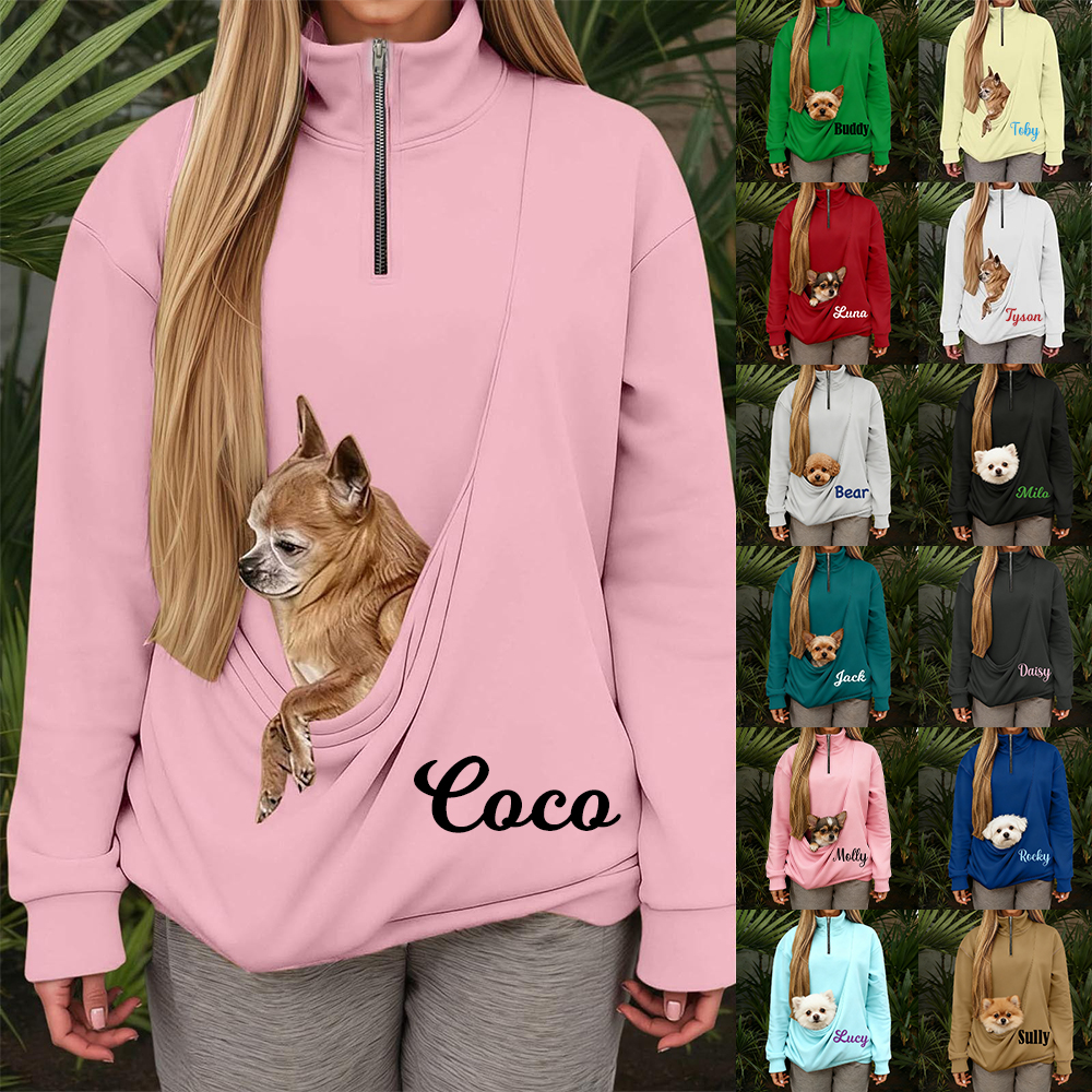 Personalized Name Cozy Pet Carrier Sweater | KKCloth332