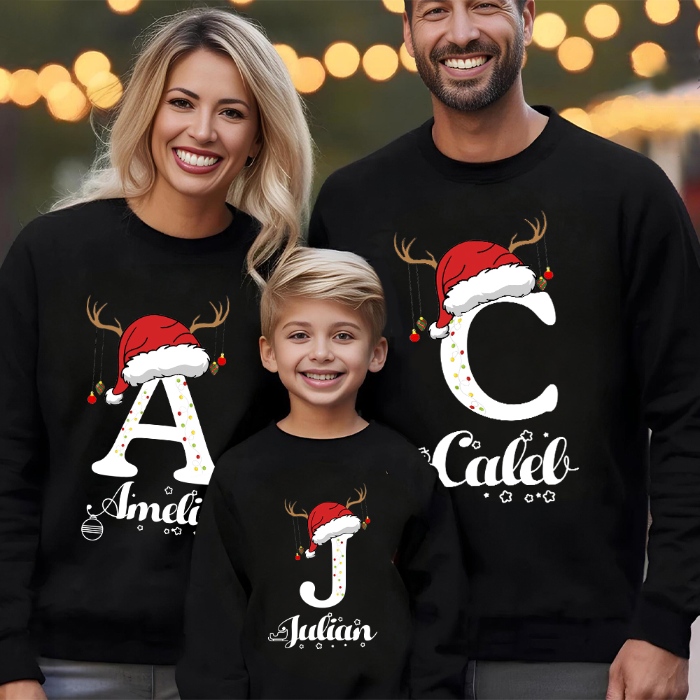 Personalized Christmas Matching Family Sweatshirt | InFamily02