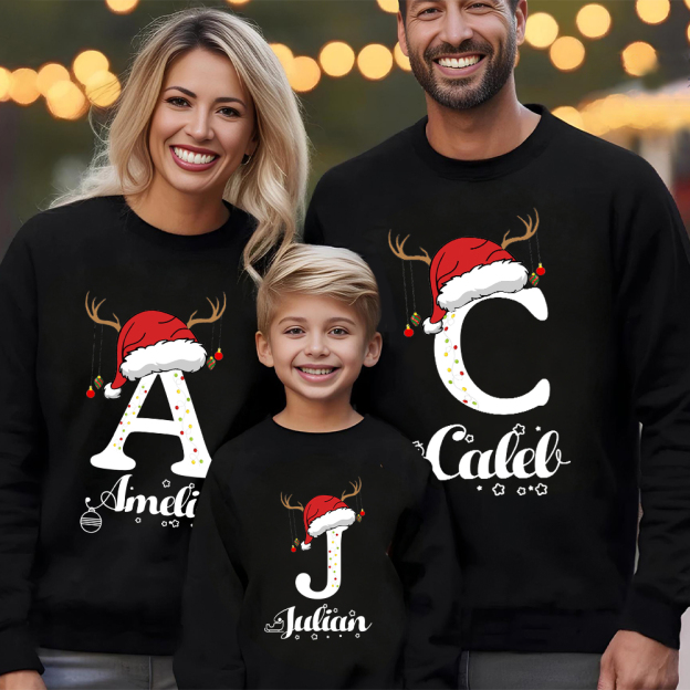 Personalized Christmas Matching Family Sweatshirt | InFamily02