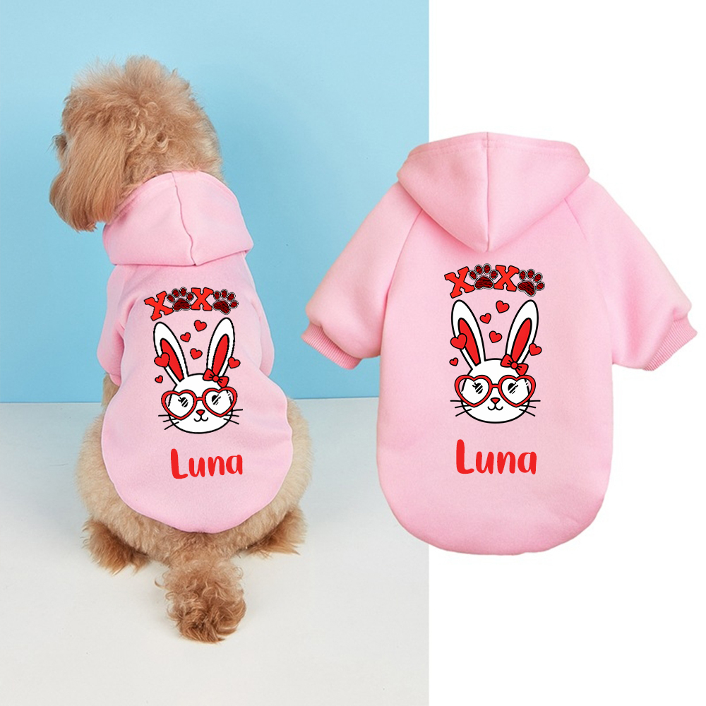 Personalized Name Easter Pet Bunny Hoodie | inCloth29