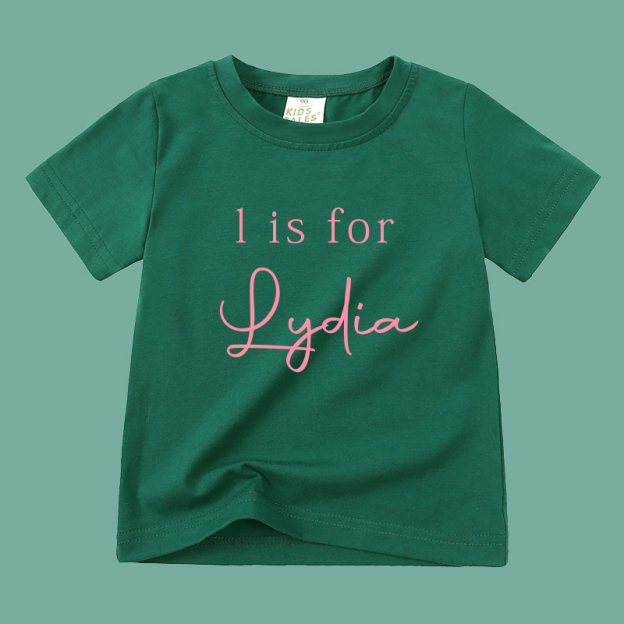 Personalized Kid Cozy Soft Color T-Shirt | inTee01