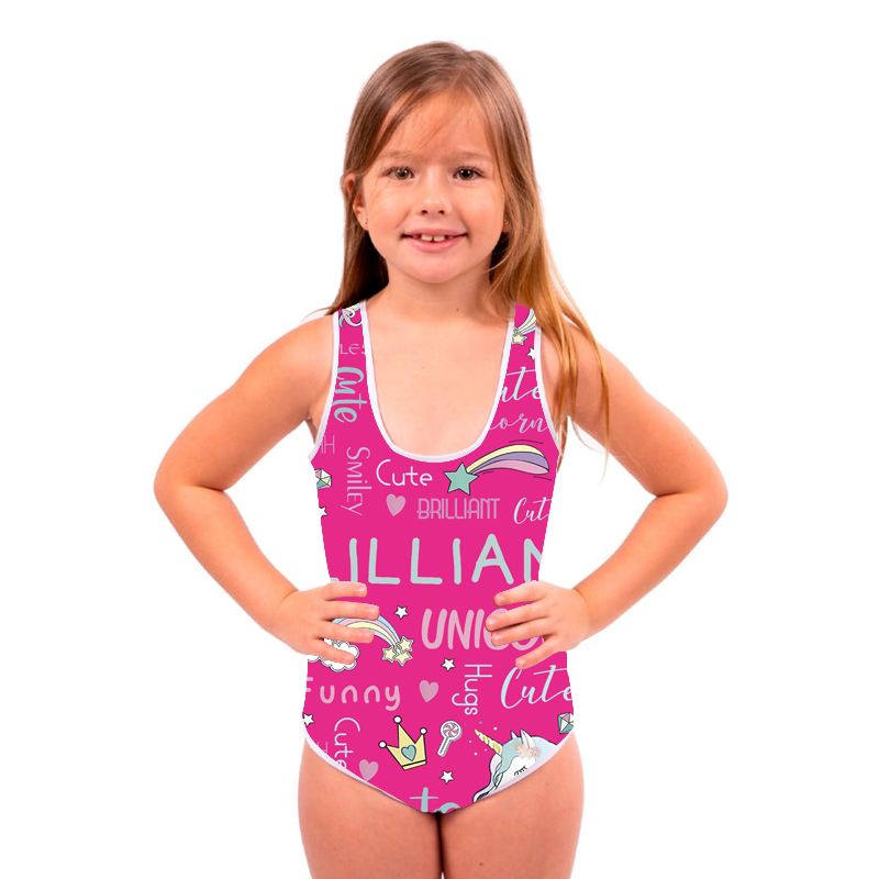 Personalized Unicorn Color Swimsuit for Summer | InSwin08