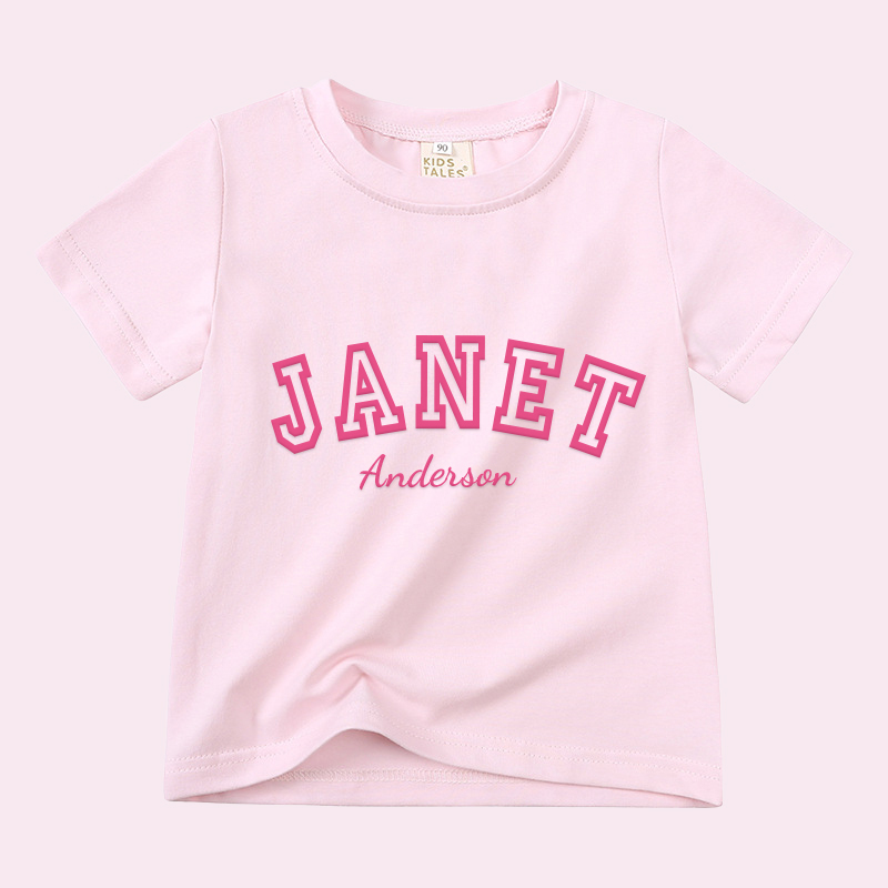 Personalized Kid Puff Vinyl Cozy Soft T-Shirt | inTee08