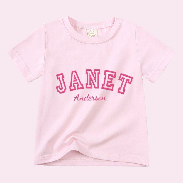 Personalized Kid Puff Vinyl Cozy Soft T-Shirt | inTee08