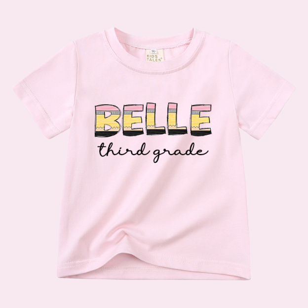 Personalized Kid Cozy Back to School T-Shirt | inTee10