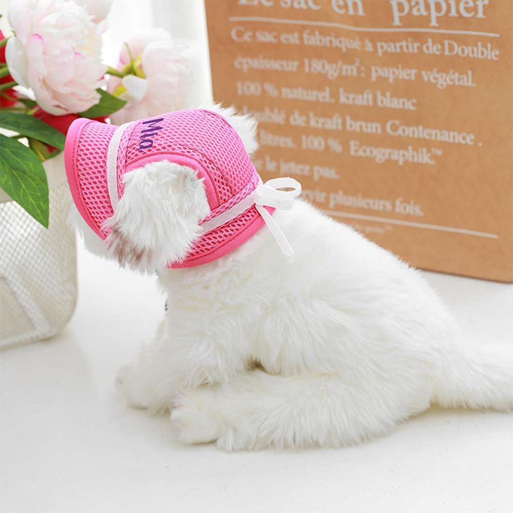 Personalized Name Pet Breathable Mesh Hat | inHat02