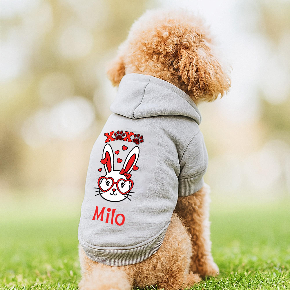 Personalized Name Easter Pet Bunny Hoodie | inCloth29