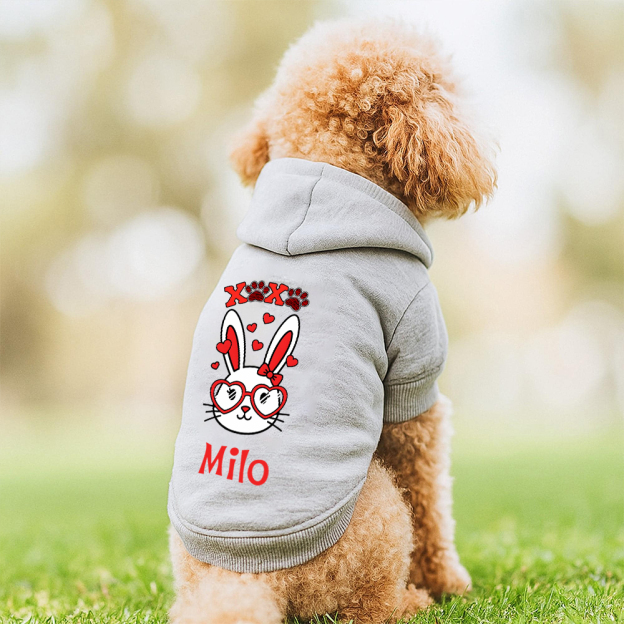 Personalized Name Easter Pet Bunny Hoodie | inCloth29