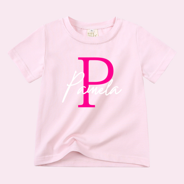 Personalized Kid Cozy Soft Color T-Shirt | inTee03