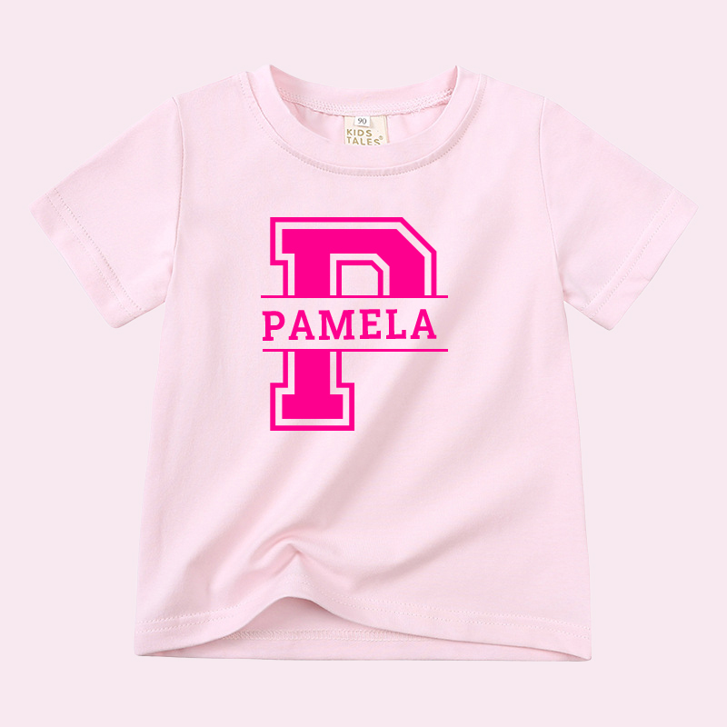 Personalized Kid Cozy Soft Color T-Shirt | inTee05