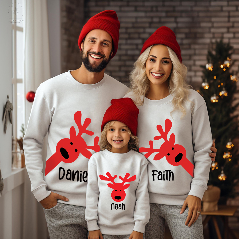 Personalized Christmas Matching Family Sweatshirt | InFamily01