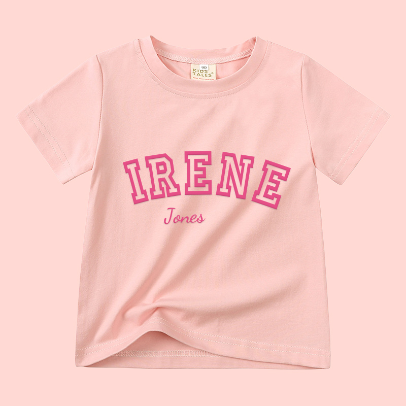Personalized Kid Puff Vinyl Cozy Soft T-Shirt | inTee08