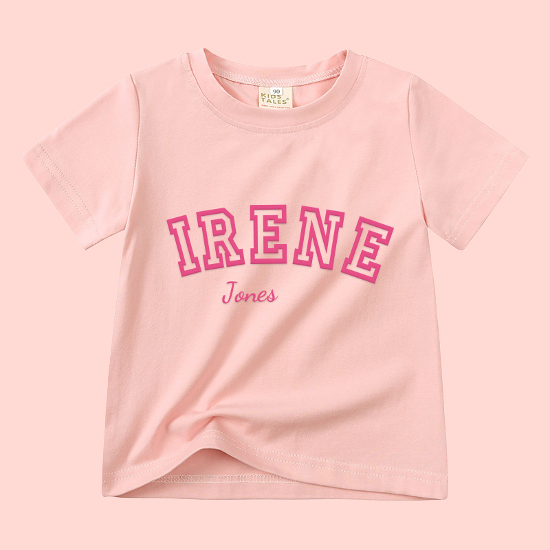 Personalized Kid Puff Vinyl Cozy Soft T-Shirt | inTee08