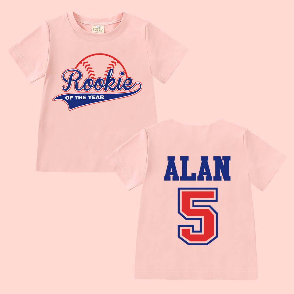 Personalized Basketball Rookie Of The Year Birthday T-Shirt | inBirth10