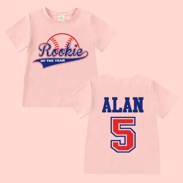 Personalized Basketball Rookie Of The Year Birthday T-Shirt | inBirth10