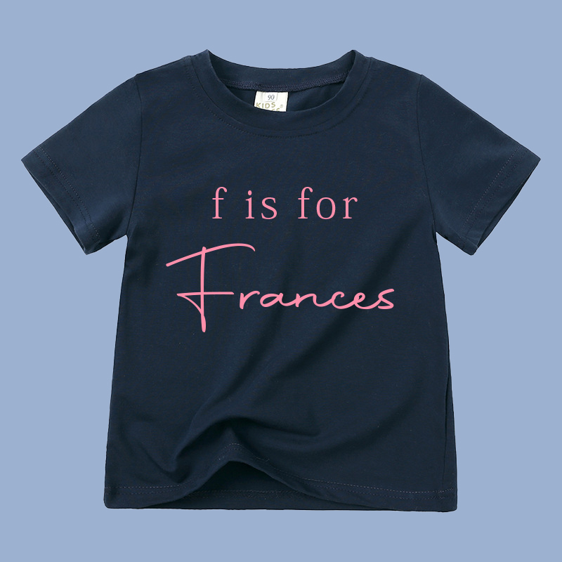 Personalized Kid Cozy Soft Color T-Shirt | inTee01