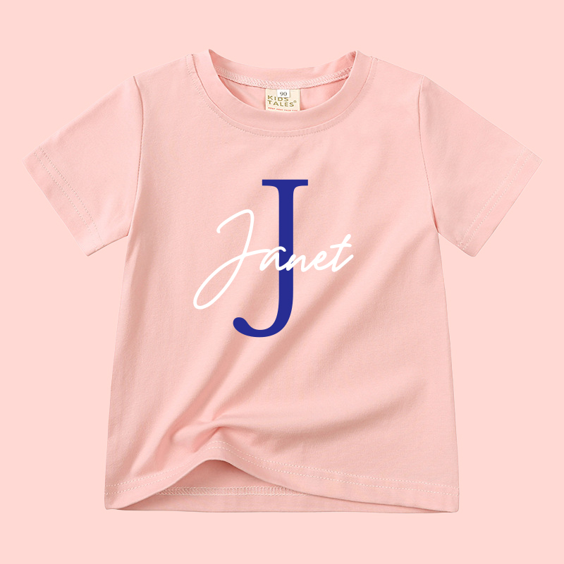 Personalized Kid Cozy Soft Color T-Shirt | inTee03