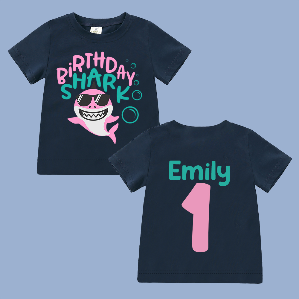 Personalized Shark Birthday T-Shirt | inBirth31
