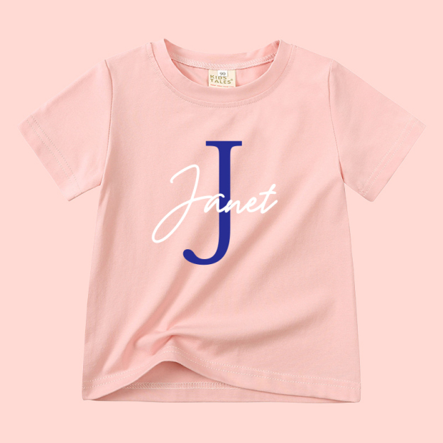 Personalized Kid Cozy Soft Color T-Shirt | inTee03