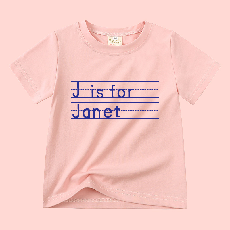 Personalized Kid Cozy Soft Color T-Shirt | inTee04