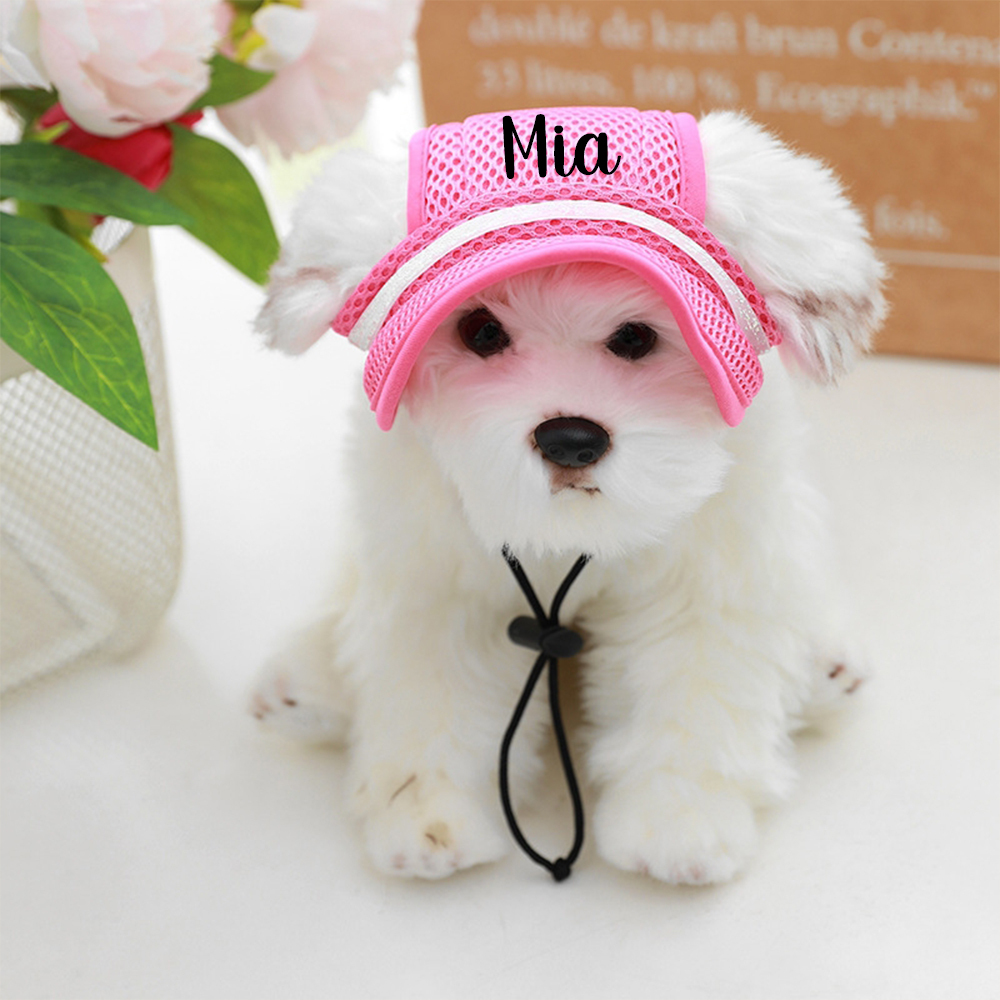 Personalized Name Pet Breathable Mesh Hat | inHat02