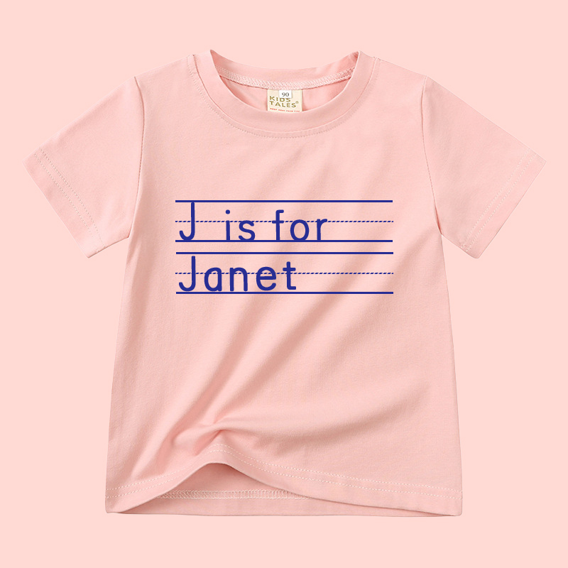 Personalized Kid Cozy Soft Color T-Shirt | inTee04