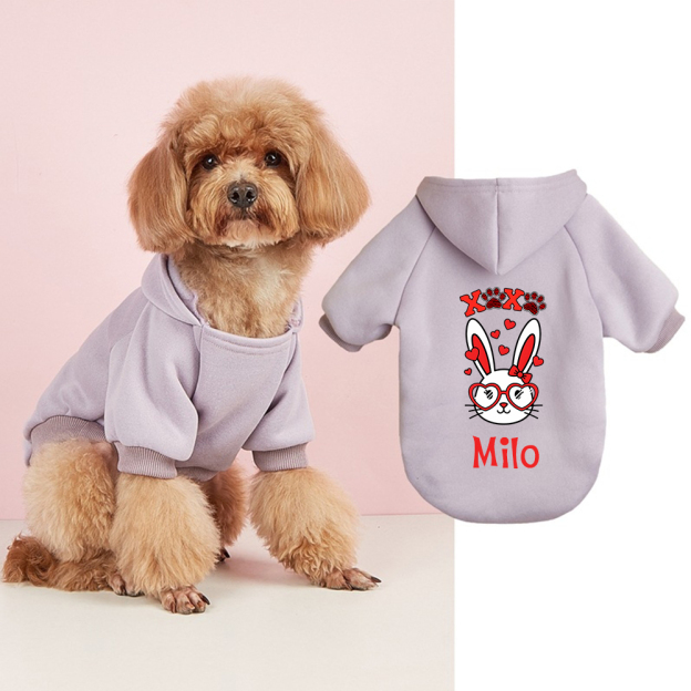 Personalized Name Easter Pet Bunny Hoodie | inCloth29