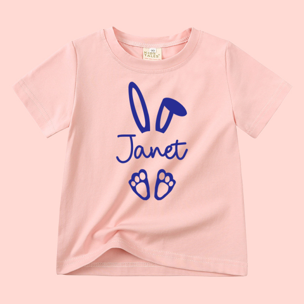 Personalized Kid Cozy Soft Easter T-Shirt | inTee07