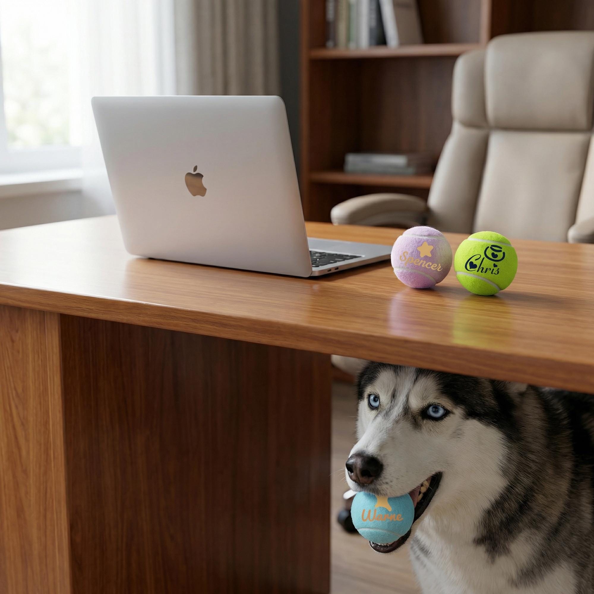 Personalized Name Pet Tennis Ball | inToy09