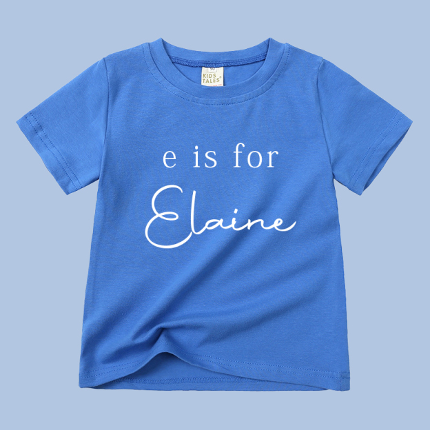 Personalized Kid Cozy Soft Color T-Shirt | inTee01