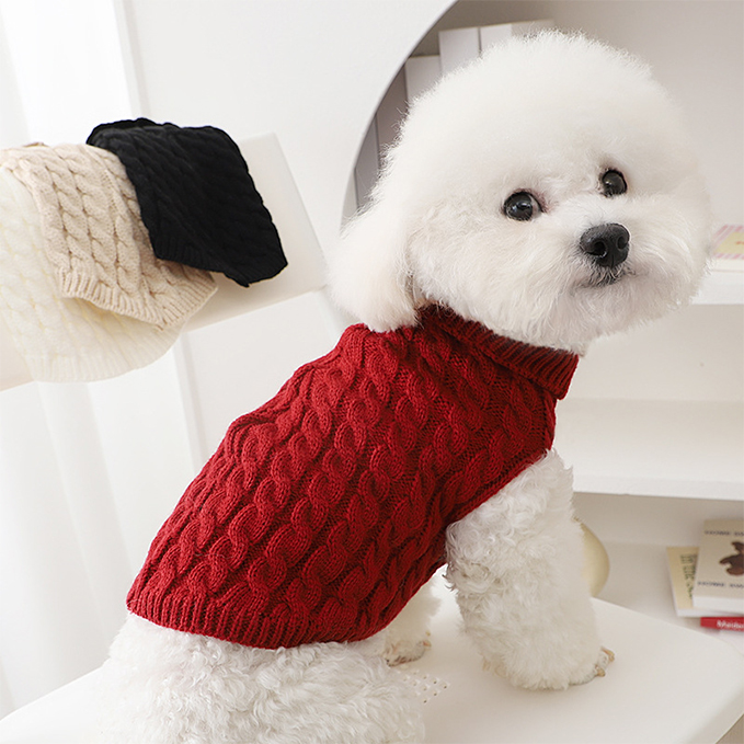 Personalized Name Winter Pet Sweater Vest | KKPet59