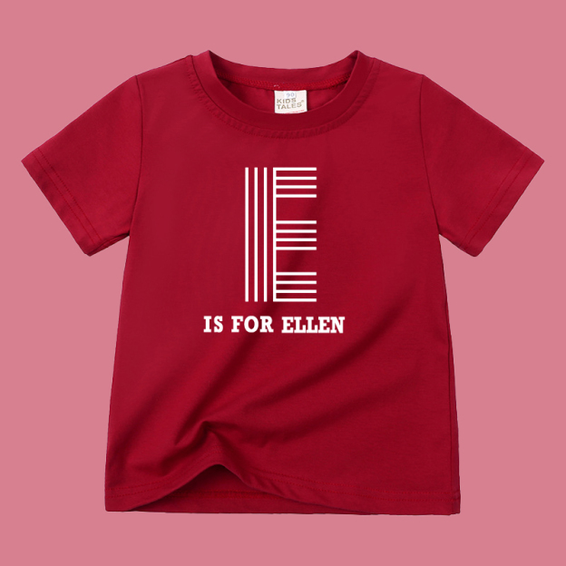 Personalized Kid Cozy Soft Color T-Shirt | inTee02