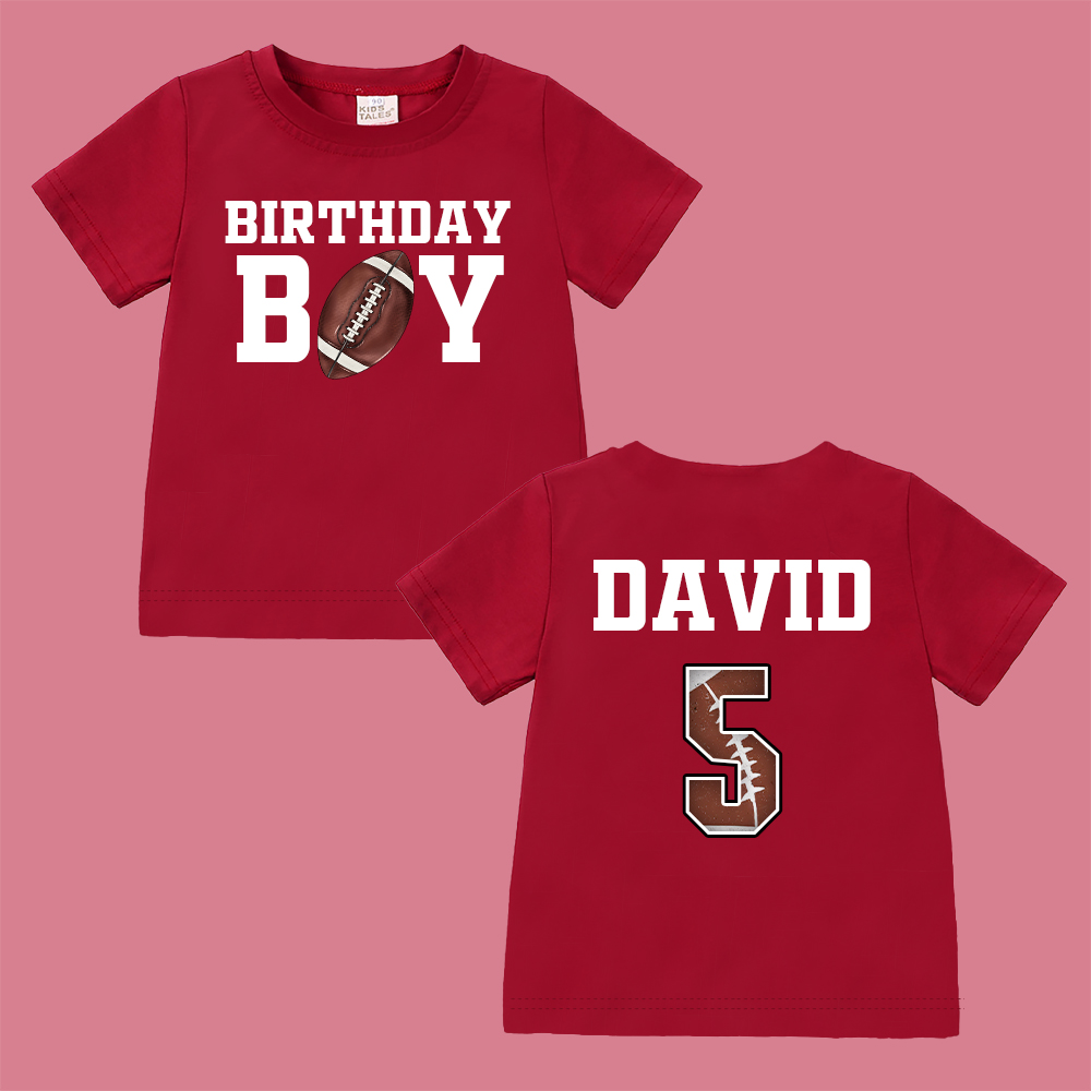 Personalized Sports Ball Games Birthday T-Shirt | inBirth19