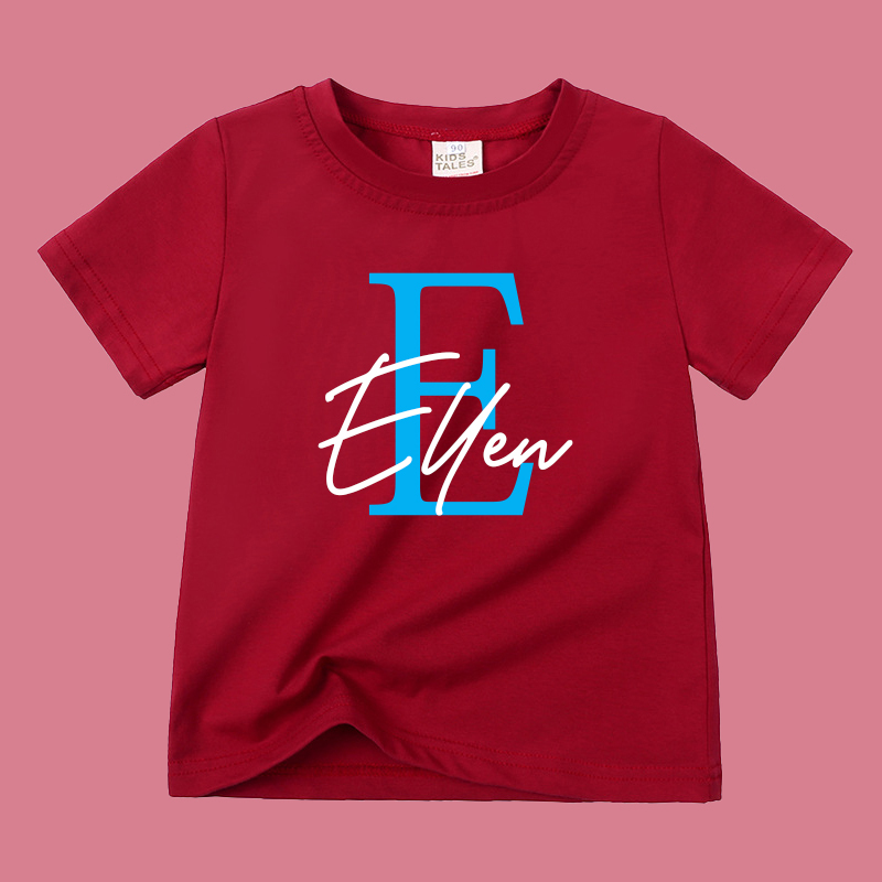 Personalized Kid Cozy Soft Color T-Shirt | inTee03