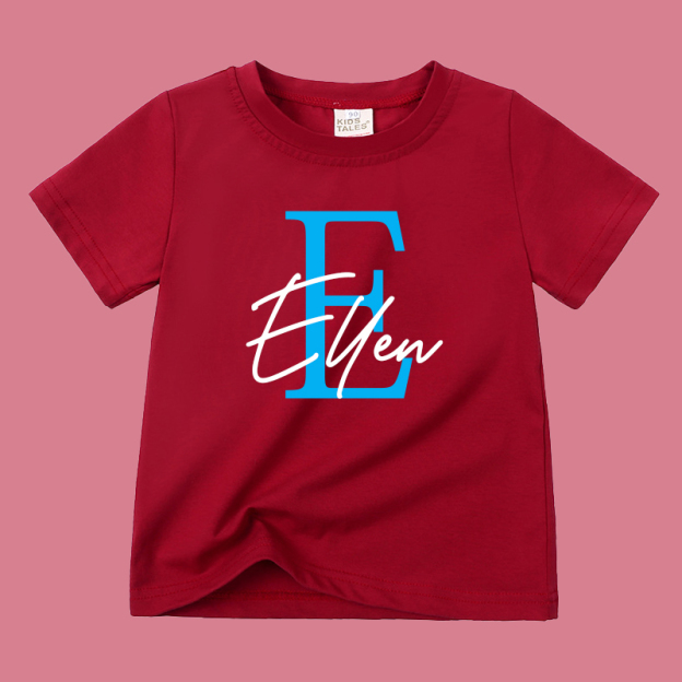 Personalized Kid Cozy Soft Color T-Shirt | inTee03
