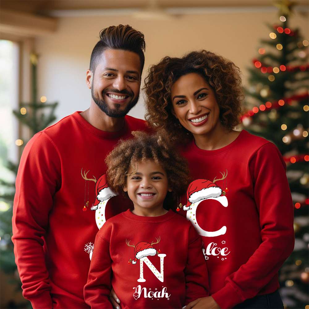 Personalized Christmas Matching Family Sweatshirt | InFamily02