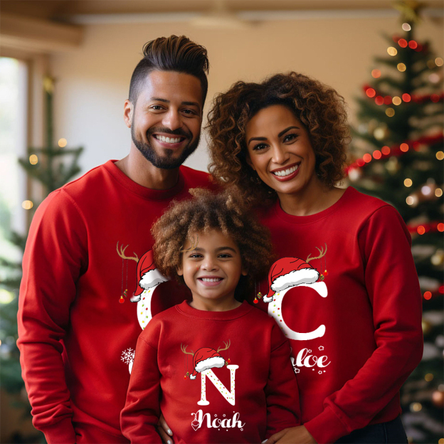 Personalized Christmas Matching Family Sweatshirt | InFamily02