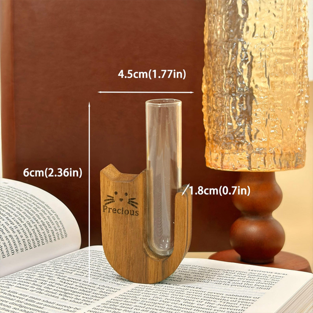 Personalized Wooden Cat Whisker Magnetic Holder | inAccs17