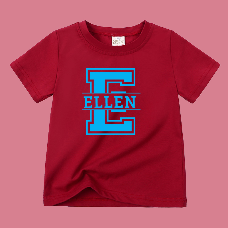 Personalized Kid Cozy Soft Color T-Shirt | inTee05