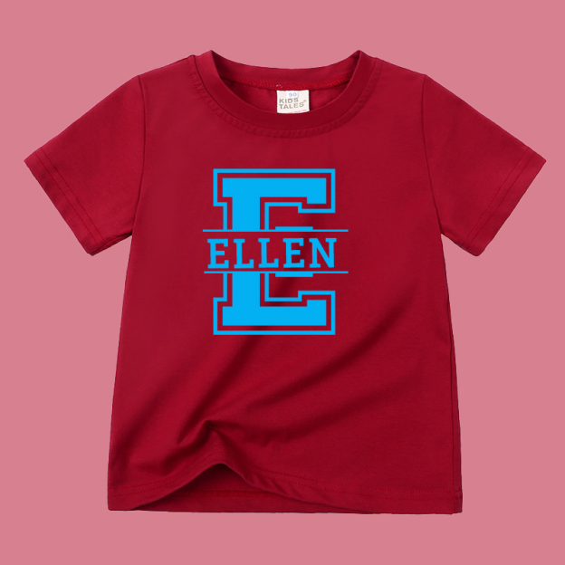 Personalized Kid Cozy Soft Color T-Shirt | inTee05