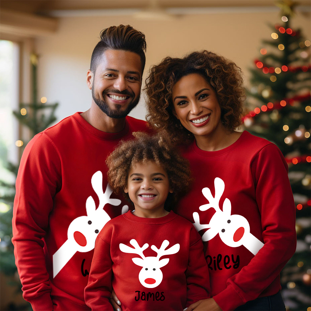 Personalized Christmas Matching Family Sweatshirt | InFamily01
