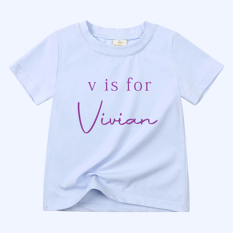 Personalized Kid Cozy Soft Color T-Shirt | inTee01