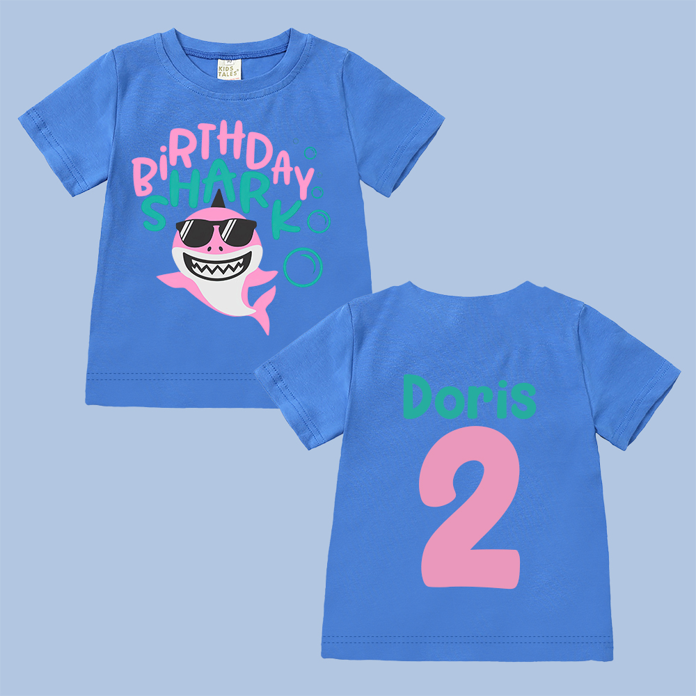 Personalized Shark Birthday T-Shirt | inBirth31