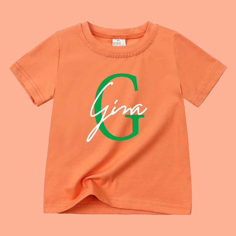 Personalized Kid Cozy Soft Color T-Shirt | inTee03