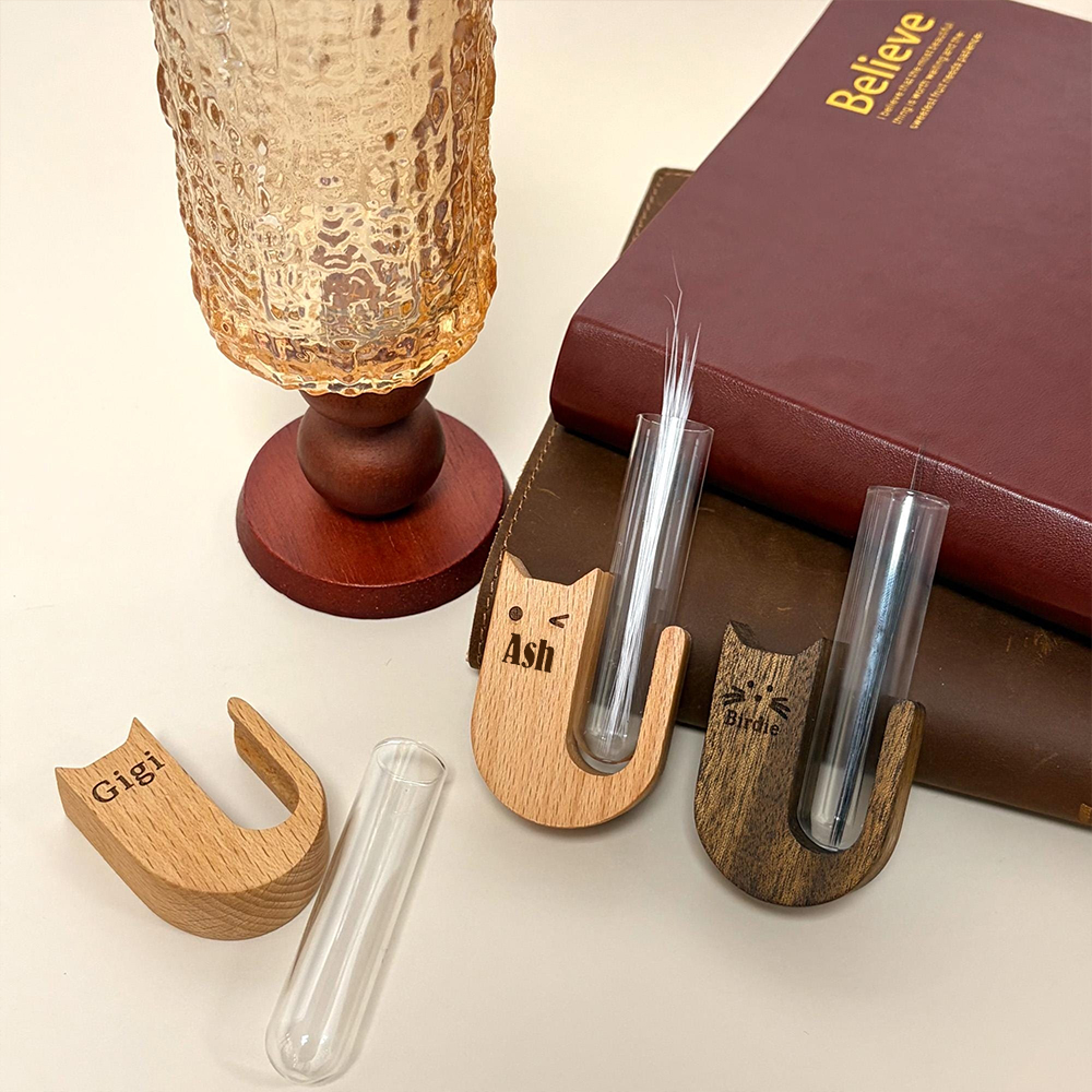 Personalized Wooden Cat Whisker Magnetic Holder | inAccs17