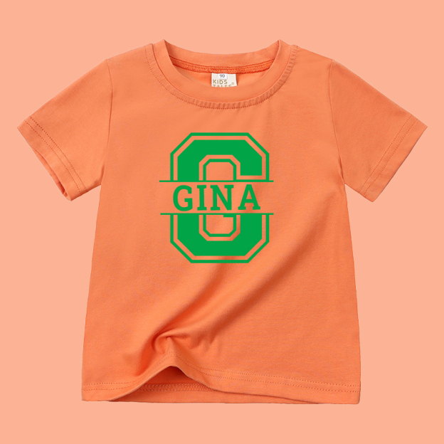 Personalized Kid Cozy Soft Color T-Shirt | inTee05
