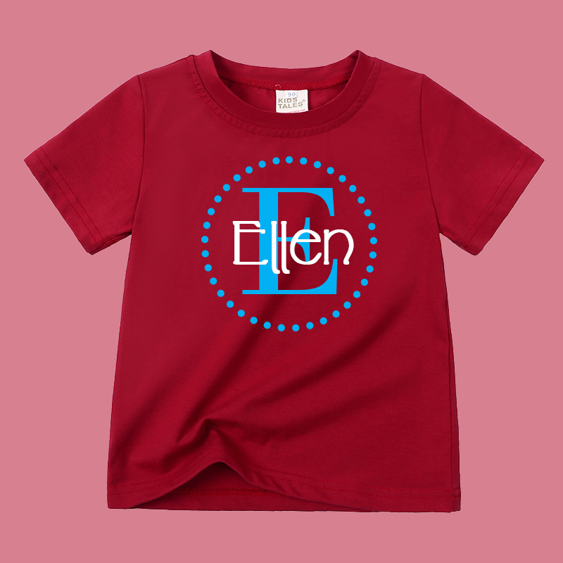 Personalized Kid Cozy Soft Color T-Shirt | inTee06